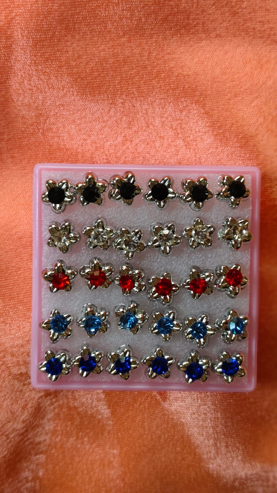 Wholesale Deal - Box of 15 Pairs of Cute & Stylish Earrings for Trendy Women and Girls | A Must-Have Accessory Set for TikTok, Instagram, and Facebook Sellers