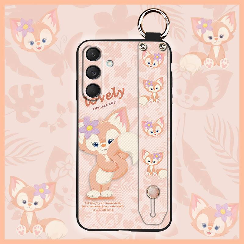 Waterproof Durable Phone Case For Samsung Galaxy A26 5G Lanyard Fashion Design Anti-dust Shockproof Wristband Cartoon