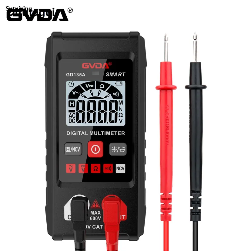 Difutagui Sutuiying GVDA Digital Multimeter Auto Range DMM Voltmeter True RMS AC DC Bargain price NCV Ohm Voltage Meter Multi-meter 4000 Counts Smart Multitester