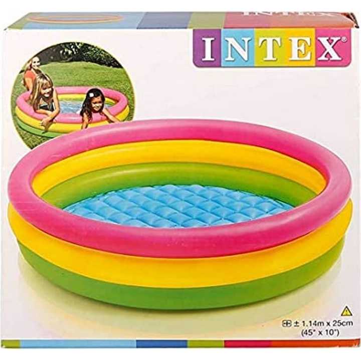 Intex Inflatable Swimming Pool For Kids Large (45"x 10" Inchs)