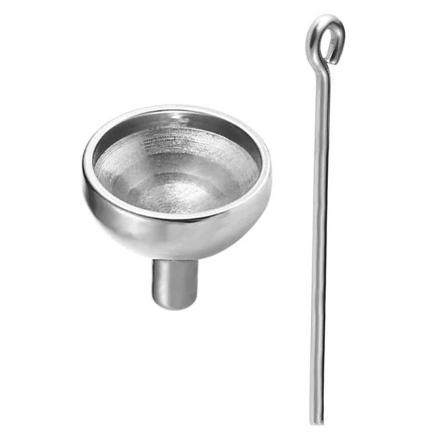 FORIDE 4X Mini Funnels Set Stainless Steel Urn Funnel Filler Kit for Cremation Jewelry Ashes Keepsakes