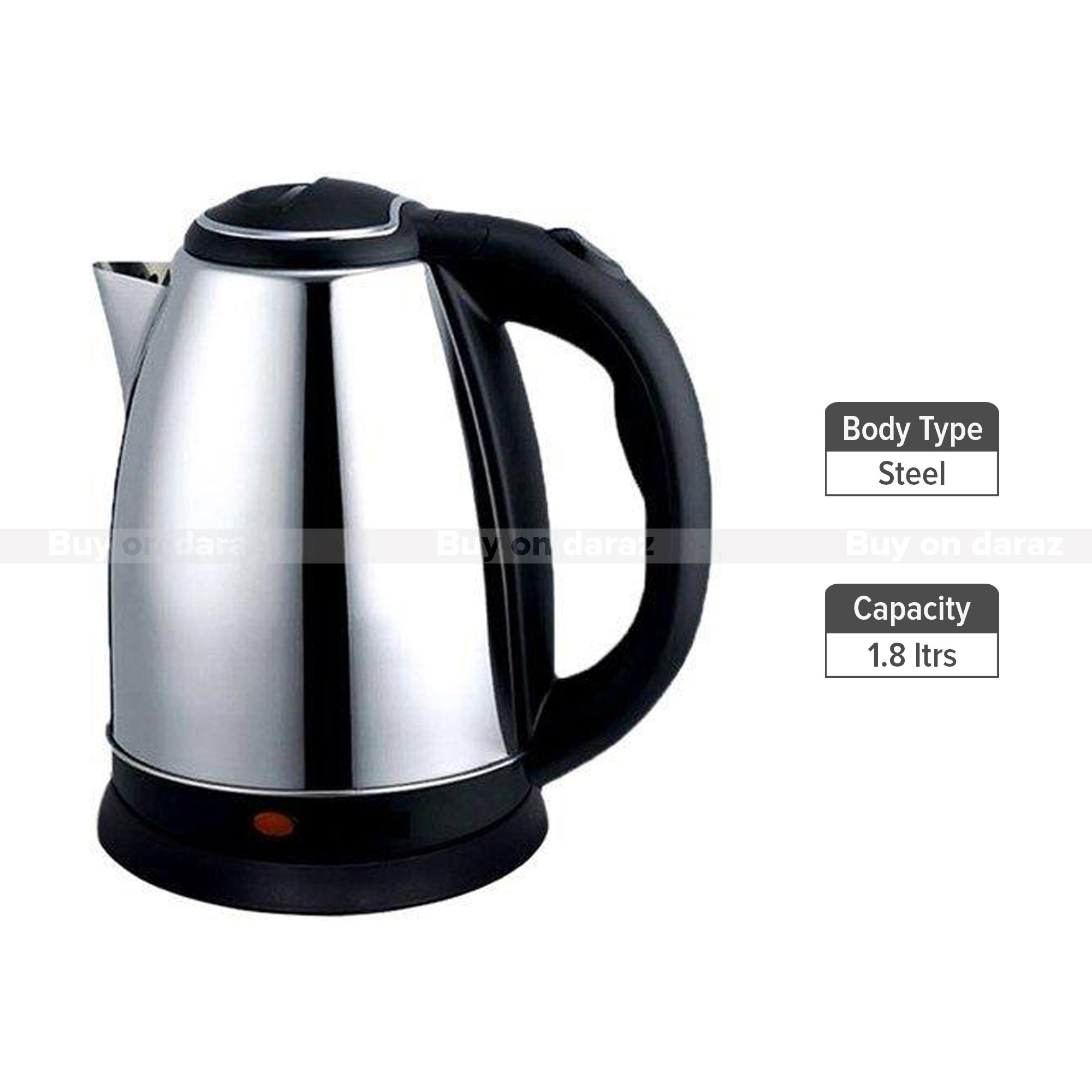 1.8-Litre Electric Kettle (Silver)