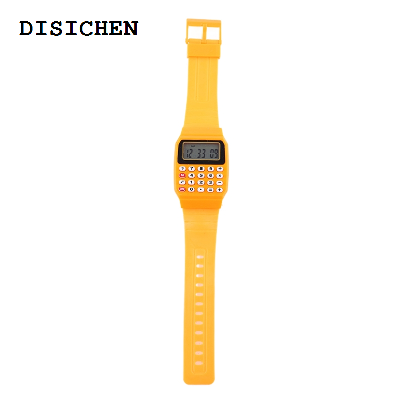 DISICHEN Luxury L5YC Fashion Child Kid Silicone Date Multi-Purpose Electronic Calculator Wrist Watch