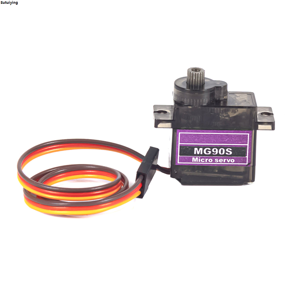 Sutuiying MG90S Servo 1/2/4/10/20/50 Pcs All Metal Gear 9g SG90 Upgraded Version High Quality For Helicopter Plane Boat Car MG90 9G Trex 450 RC Robot