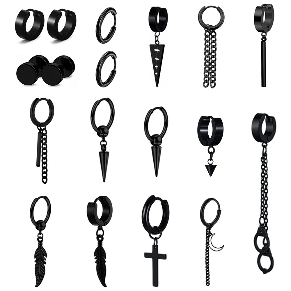 【Mega Sale】Hot titanium steel fashion suit stainless hip hop men's jewelry