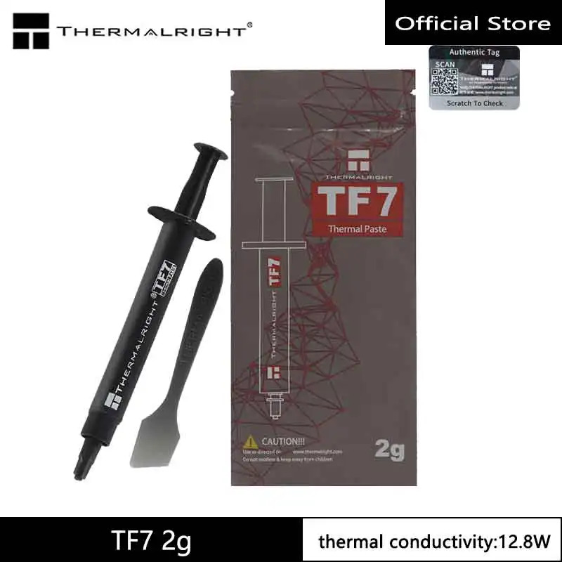 Thermalright TF7 12.8 W/Mk Thermal Compound Paste High Performance Heatsink Paste For CPU GPU Graphics Card Cooling