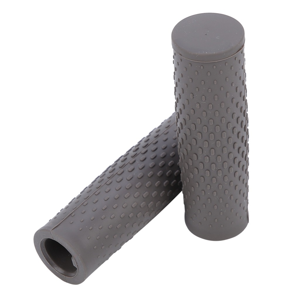 1 Pair Durable Silicone Handlebar Grip Set Anti Slip Absorb Shock Electric Scooter Grips Hand Grips for Xiaomi Mijia M365 Urban Transportation