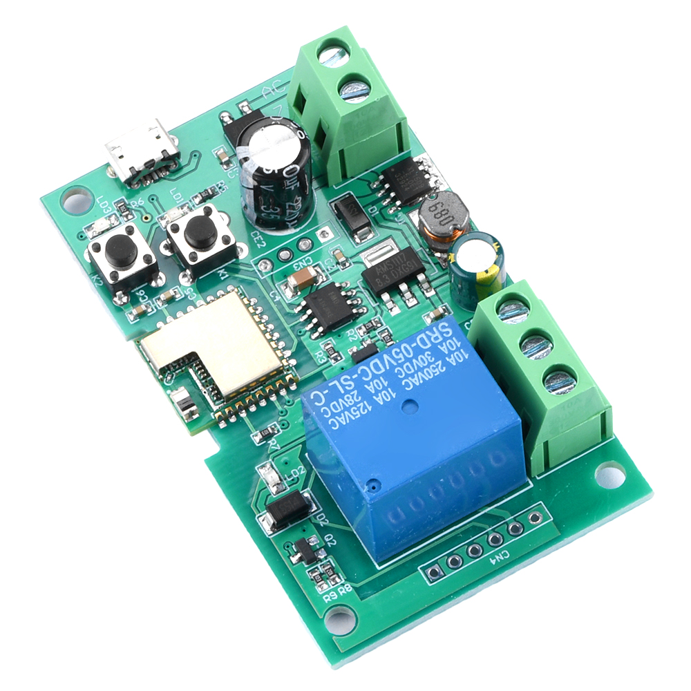 diymore DC 5V-12V Jog Self-lock Smart WiFi Wireless Switch Relay Module by APP Control