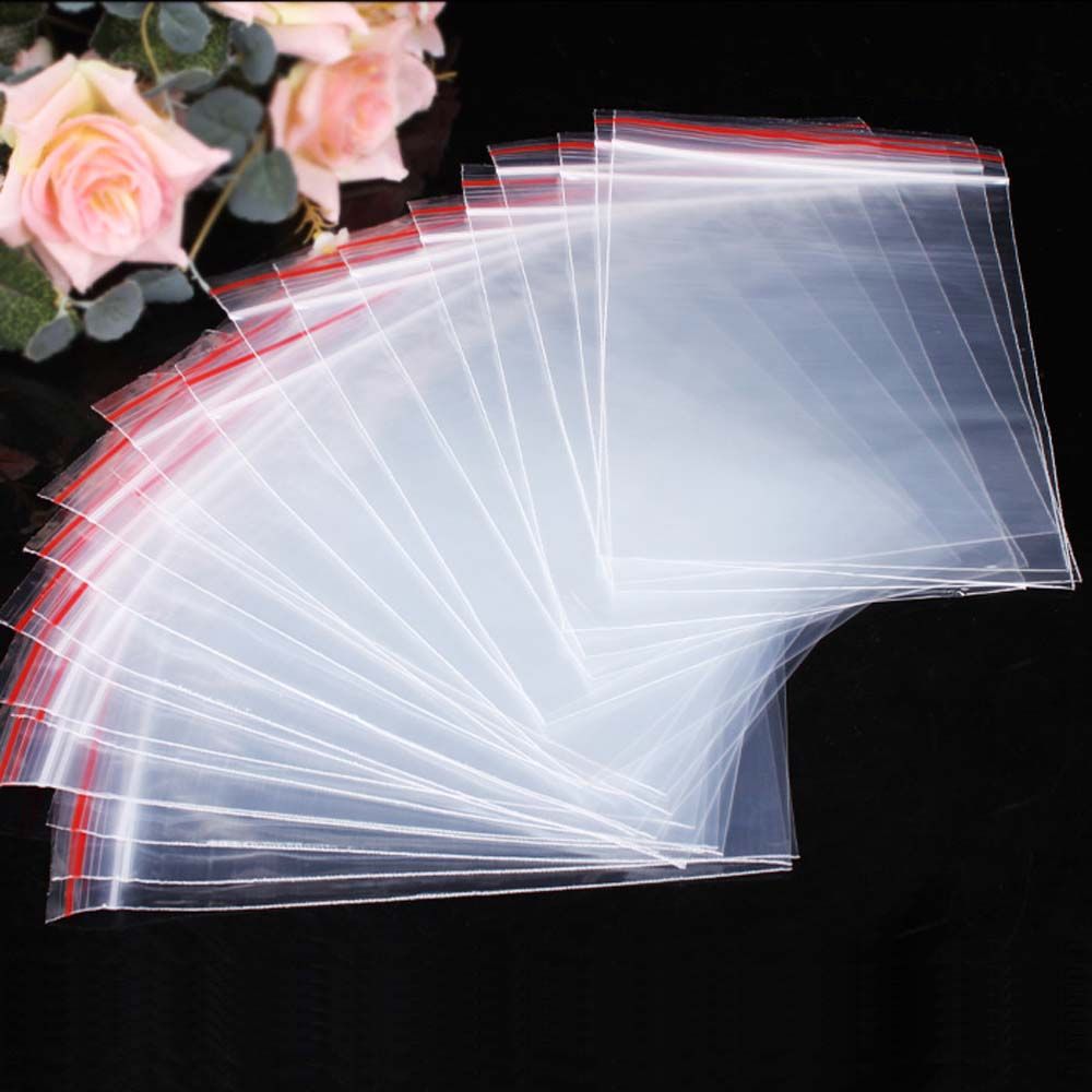 PE Clear Snacks Zero Waste Plastic Bags Kitchen Sealing Bag Food Storage
