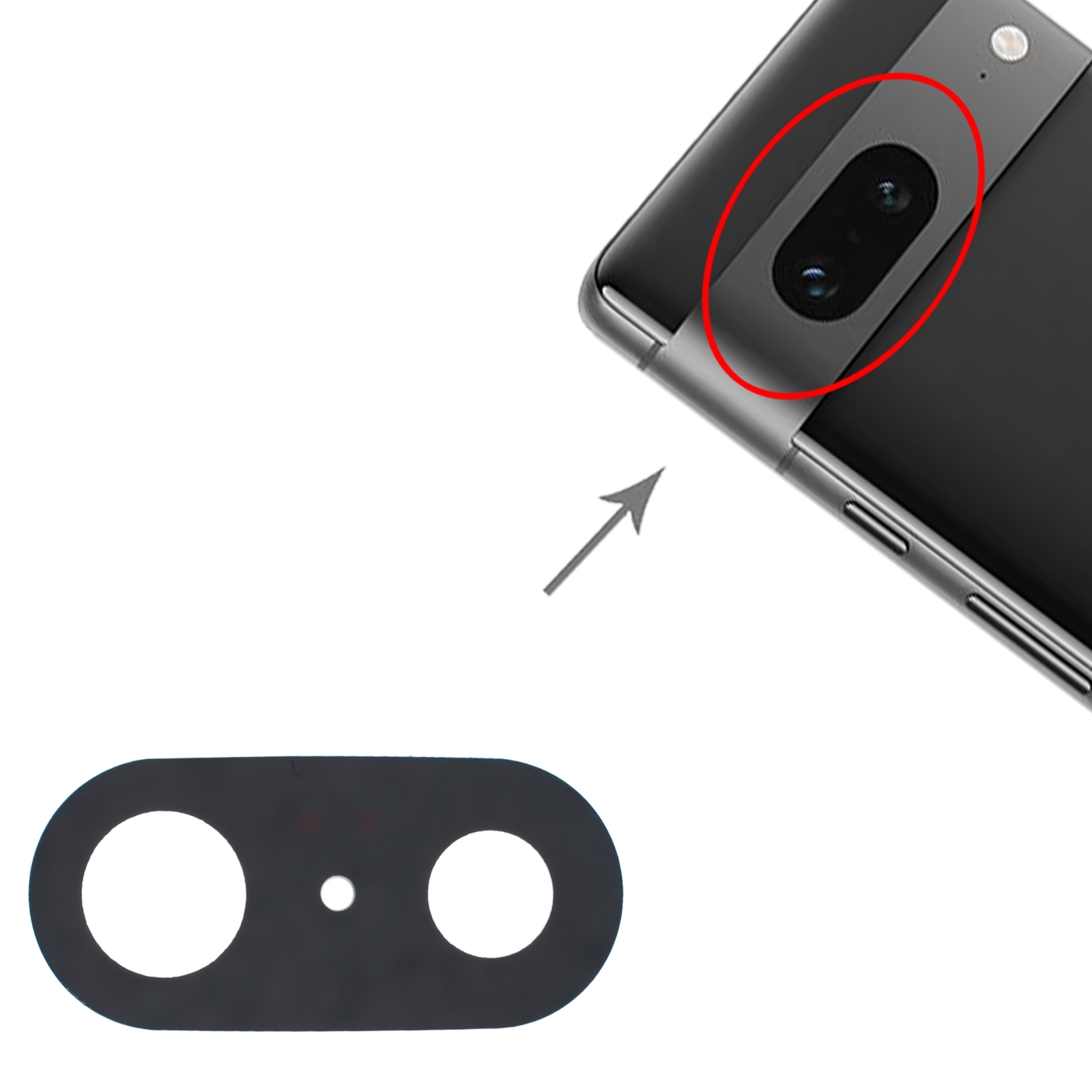 Linman For Google Pixel 7 Back CameraNew Lens Mobile Phone Repair Parts
