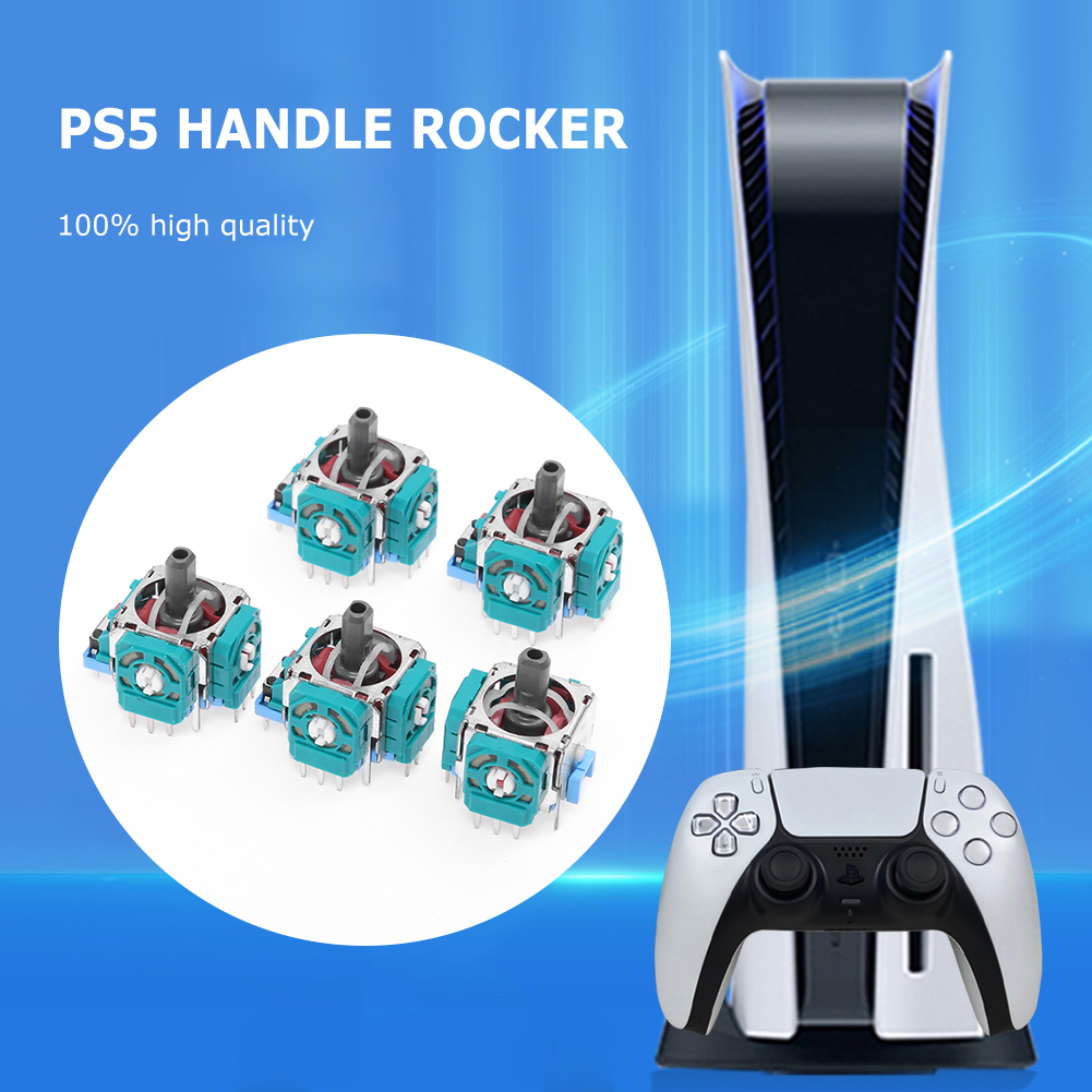 2025 New 5pcs Joystick Axis Analog Sensor Module Game Console Replacement Controller Handle Joystick for PS5 Controller