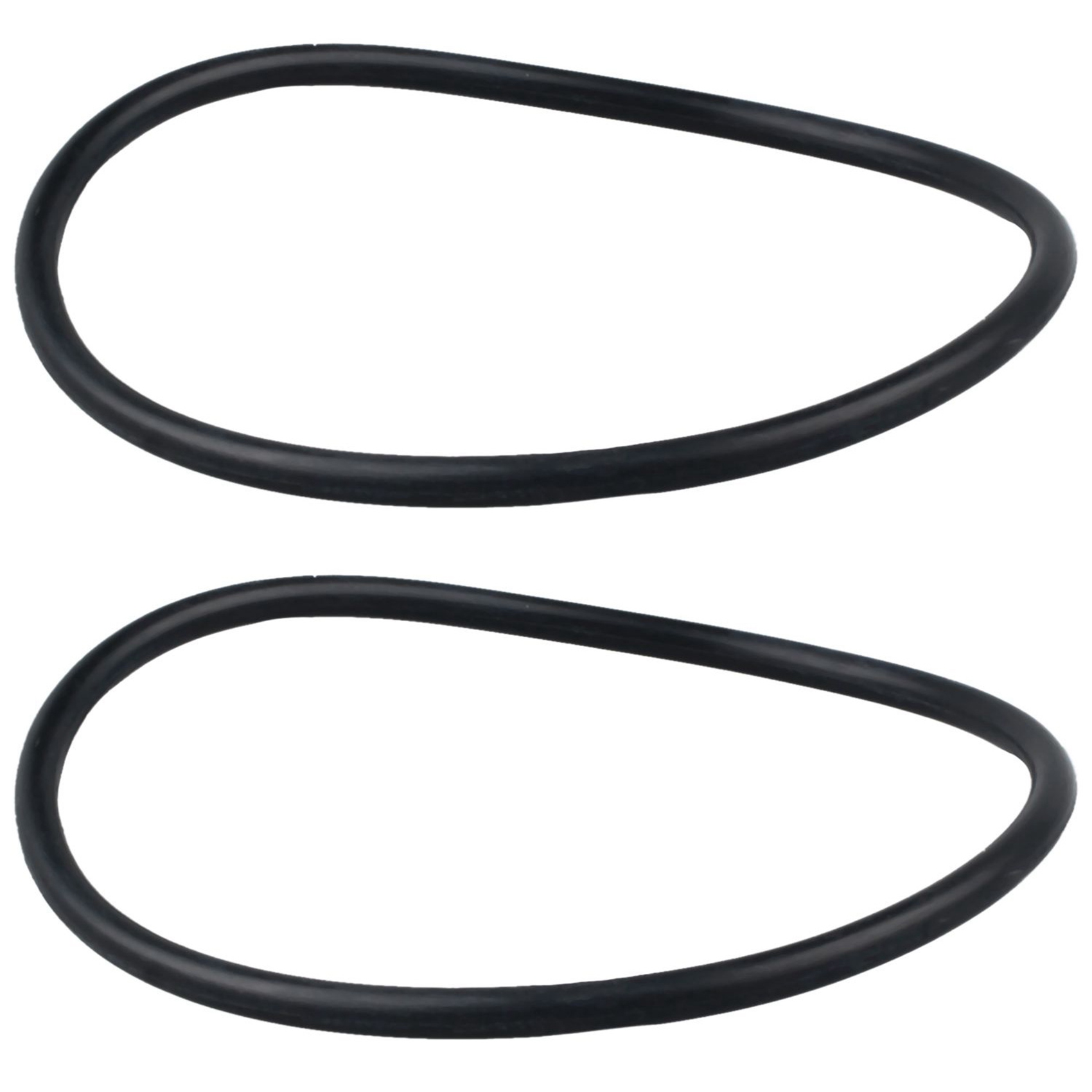 fasdaga 2X 110mm x 5mm Black Rubber Industrial Flexible O Ring Seal Washer