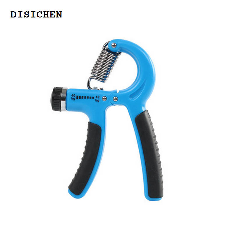 DISICHEN Portable 10-40Kg A-Type Adjustable Heavy Grips Hand Gym Power Fitness Hand Exerciser Grip Wrist Strength Training Hand Gripper 4 Colors