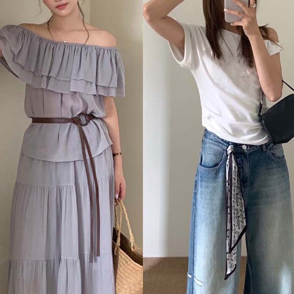 Vintage Ethnic Style Cashew Printed Belt Bohemian Style PU Retro Jacquard Waistband Soft Adjustable Silk Tie Design Belt Women