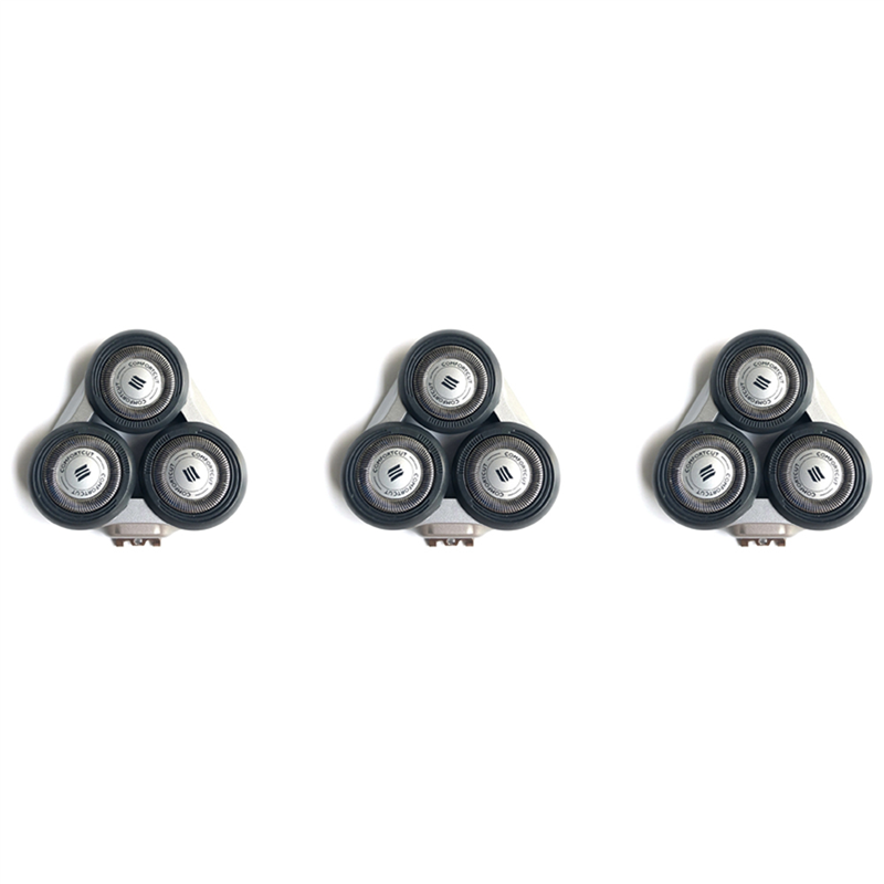 3X Replacement Shaver for S5000 S5370 S5571 S5420 S5140 S5078 S5077 S5050 S5082 S5380 Blade-Silver
