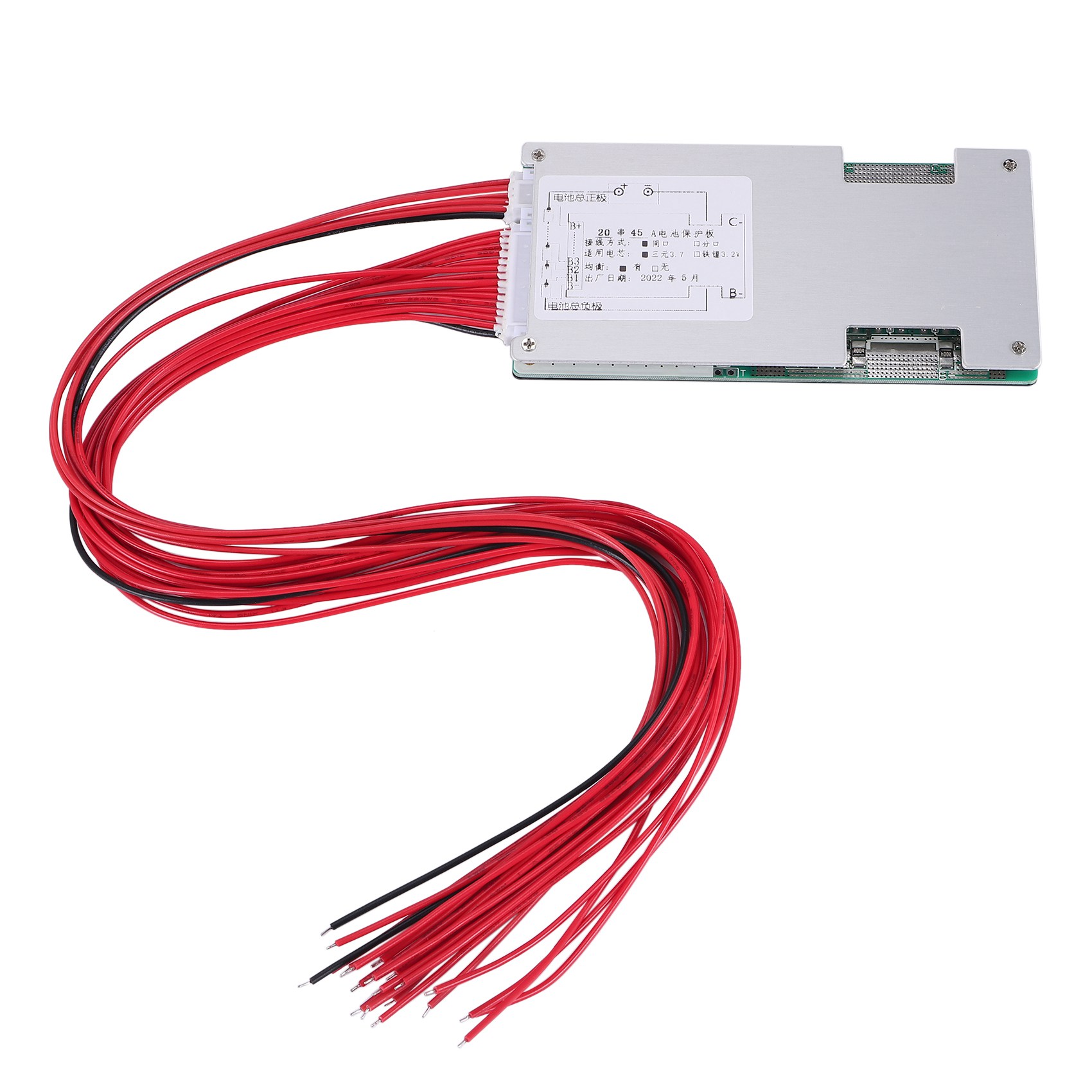 OUMERY 20S 72V 45A 18650 Lithium Battery Protection Board PCB Battery Active Balancer Charger Power Bank Charging Supply