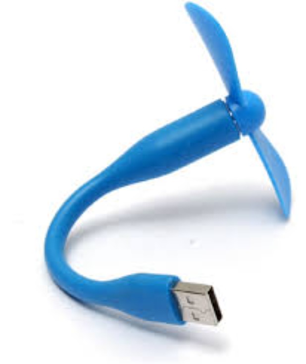 Flexible Mini Portable Usb Powered 2-Blade Usb Fan