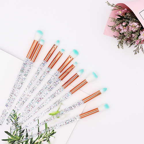 Make cosmetics cheeks, foundation, eyeshadow set, unicorn 20 [32178cc8] makeup brushes, crystal pink lip brushes, color tools