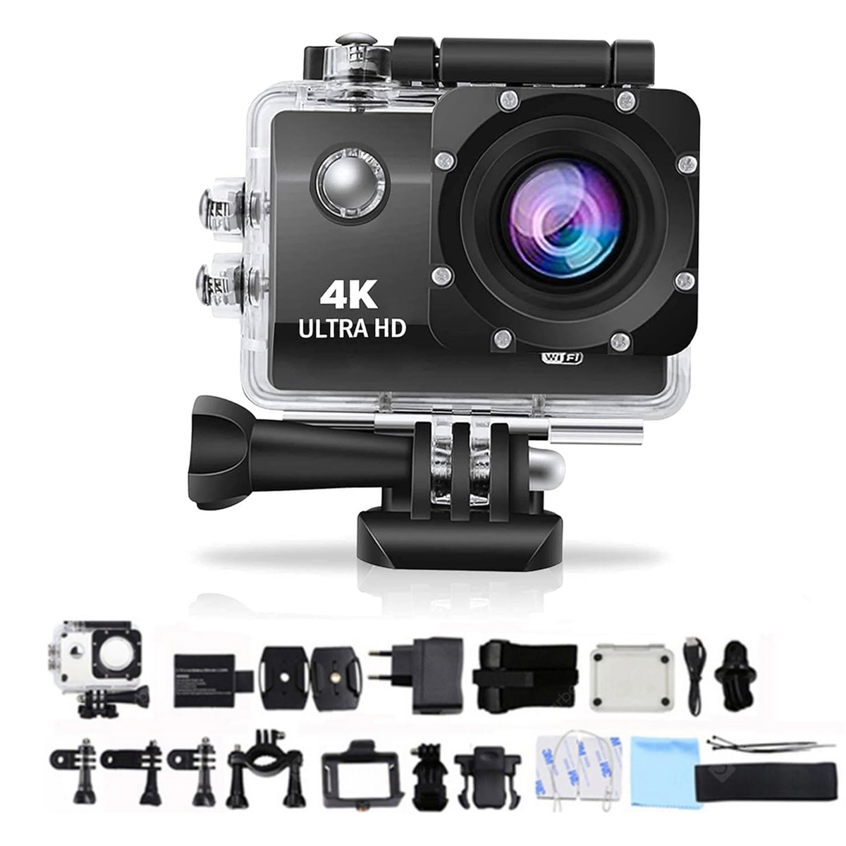 4K Sports Ultra Hd Dv Water Resistant Action Camera Non Remote