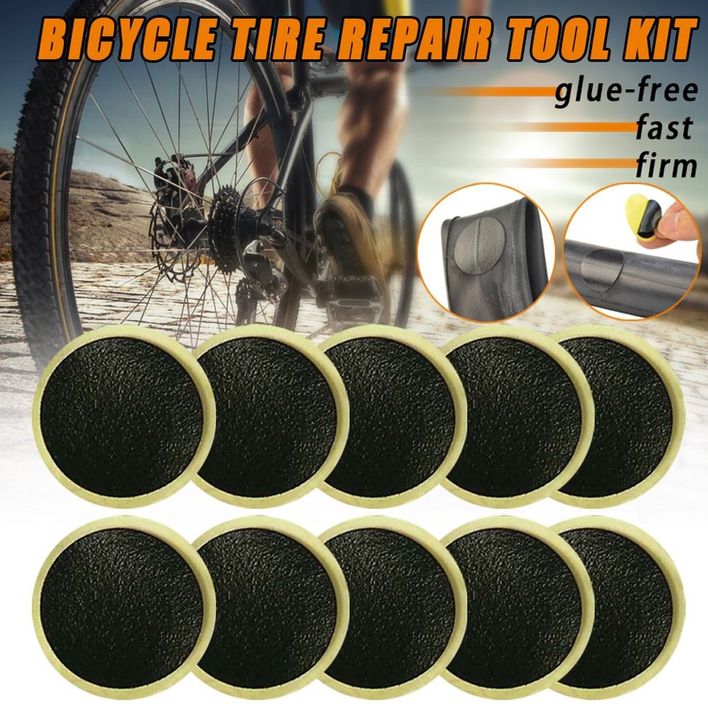 Quick Repair Glue-free Bike Tire Patches Tools Adhesive Quick Drying Tyre Protection Patch for Bicycle Repair Accessories