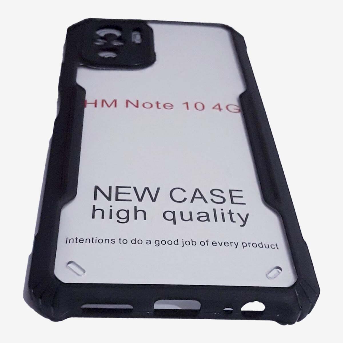 IPAKY Shockproof Back Cover For Xiaomi Redmi Note 10 4G