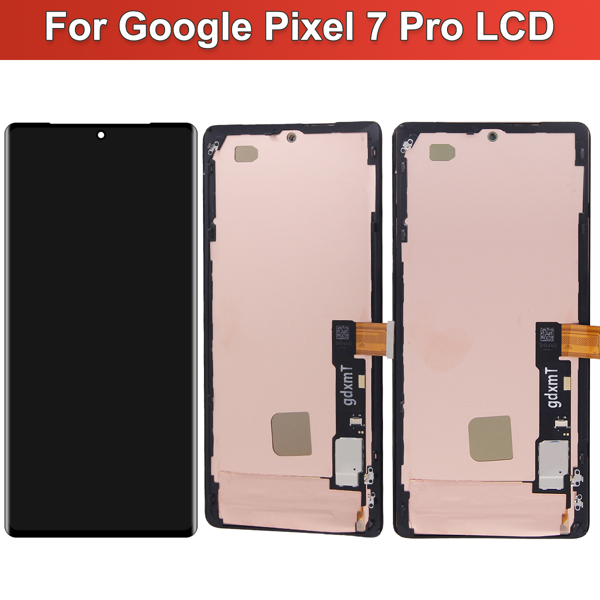 HOT OLED LCD For Google 7A LCD GWKK3 Pixel 7a Display Screen Touch Panel Digitizer For Google Pixel 7a Screen 7a LCD with frame
