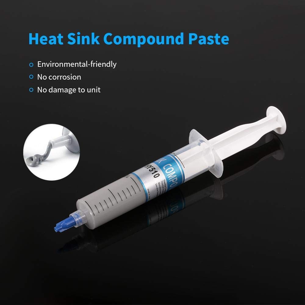 Hy510 Thermal Compound Paste Tube Cooler Heat Sink, Cpu,chipsets, Gray For All Coolers (Grey)