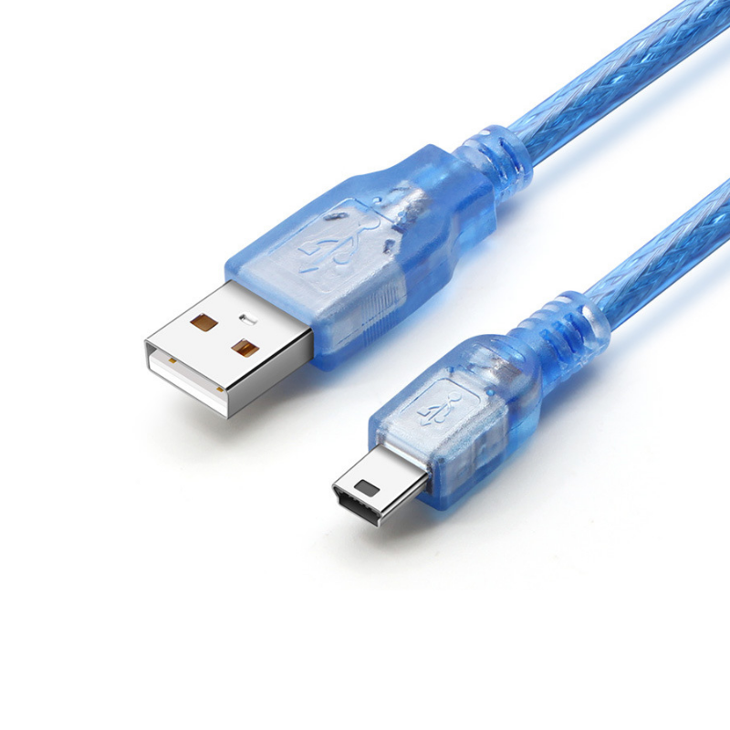 1ft/30CM Light Blue Mini USB Cable for Charging and Data Syncing, 0.3cm Short Cord for MP3 MP4 Camera and Mobile Phones