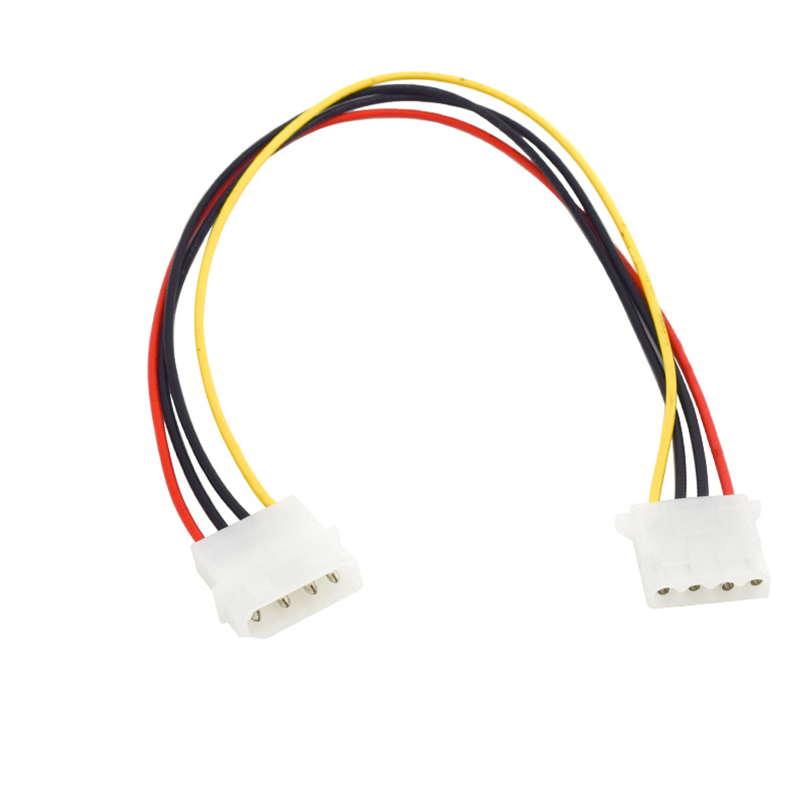 NEW 【Innovative design】14 Inch Computer Power Supply Psu 12v/5v 4 Pins Ide Molex Internal Power Extension Cable For Hard Drive Disk Hdd Dvd Cd-Rw Combo