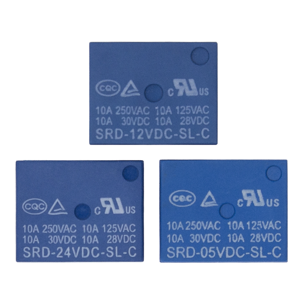 1PCS DC Power Relay T73 5V 12V 24V SRD-5VDC-SL-C SRD-12VDC-SL-C SRD-24VDC-SL-C 10A 250VAC 5PIN