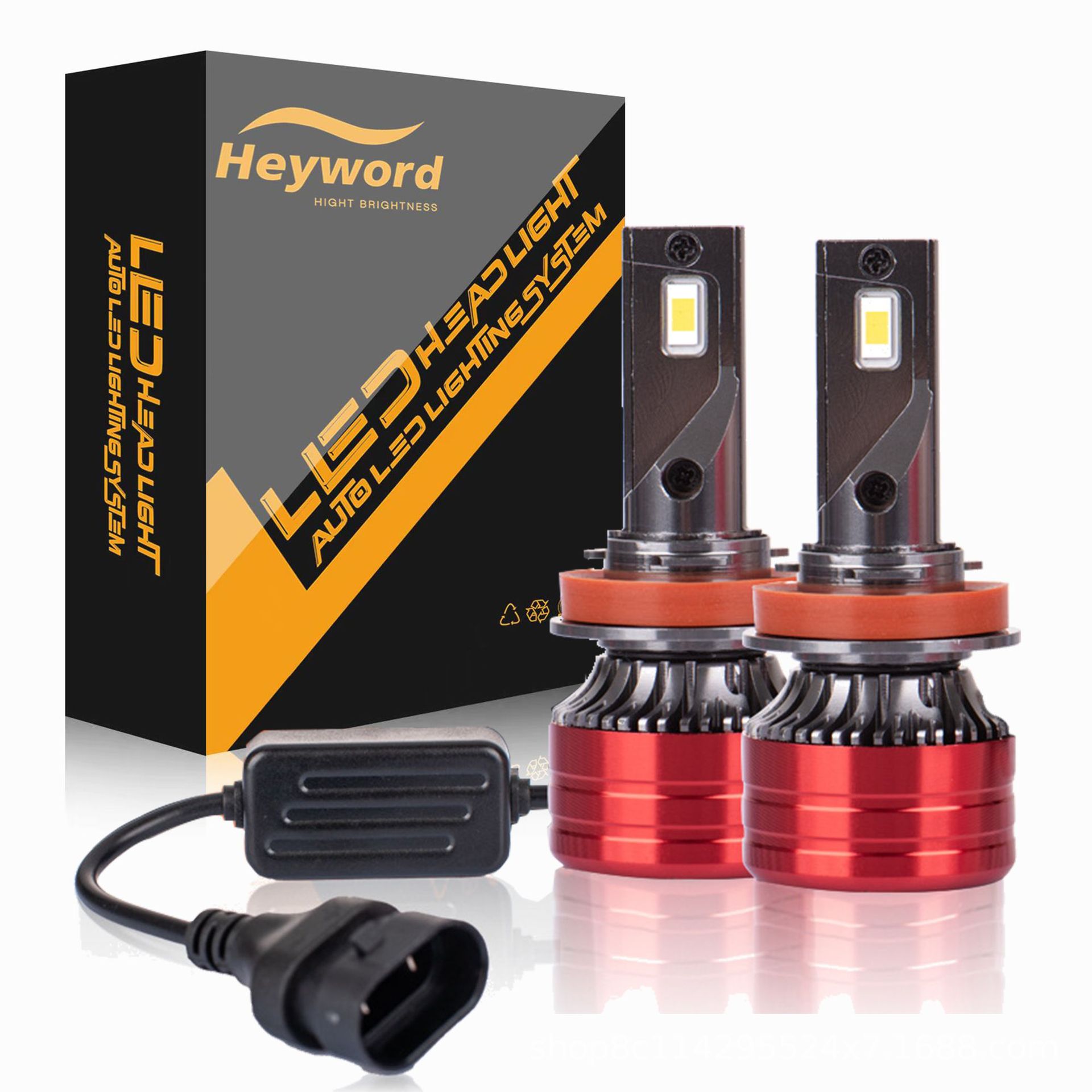 Heyword Blade Car LED Headlights Super Bright Spotlight Car Bulb ledH7H4H1H1