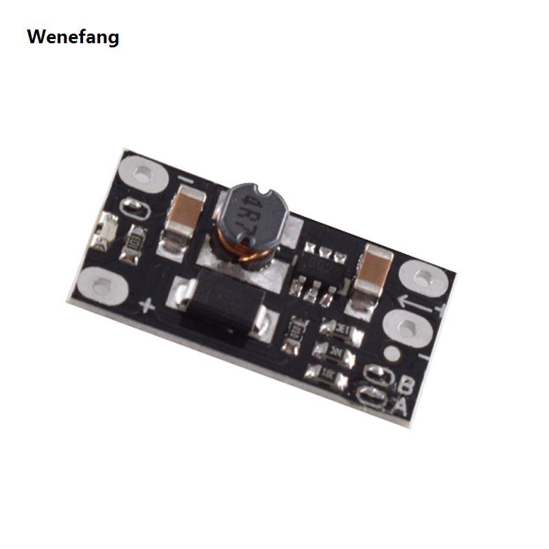 Wenefang 1-20pcs SM Newest Multi-function Mini Boost Module Step Up Board Fashion 5V/8V/9V/12V 1.5A LED Indicator Diy Electronic Voltage Module