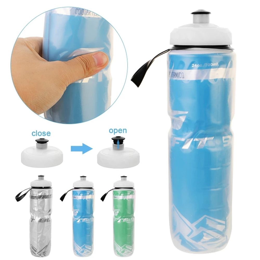 Water Bottle Insulated Double Deck Outdoor Water Cup Climbing Water Bottle Bike Mountain 750ML Travel Gym Plastic Water Bottle