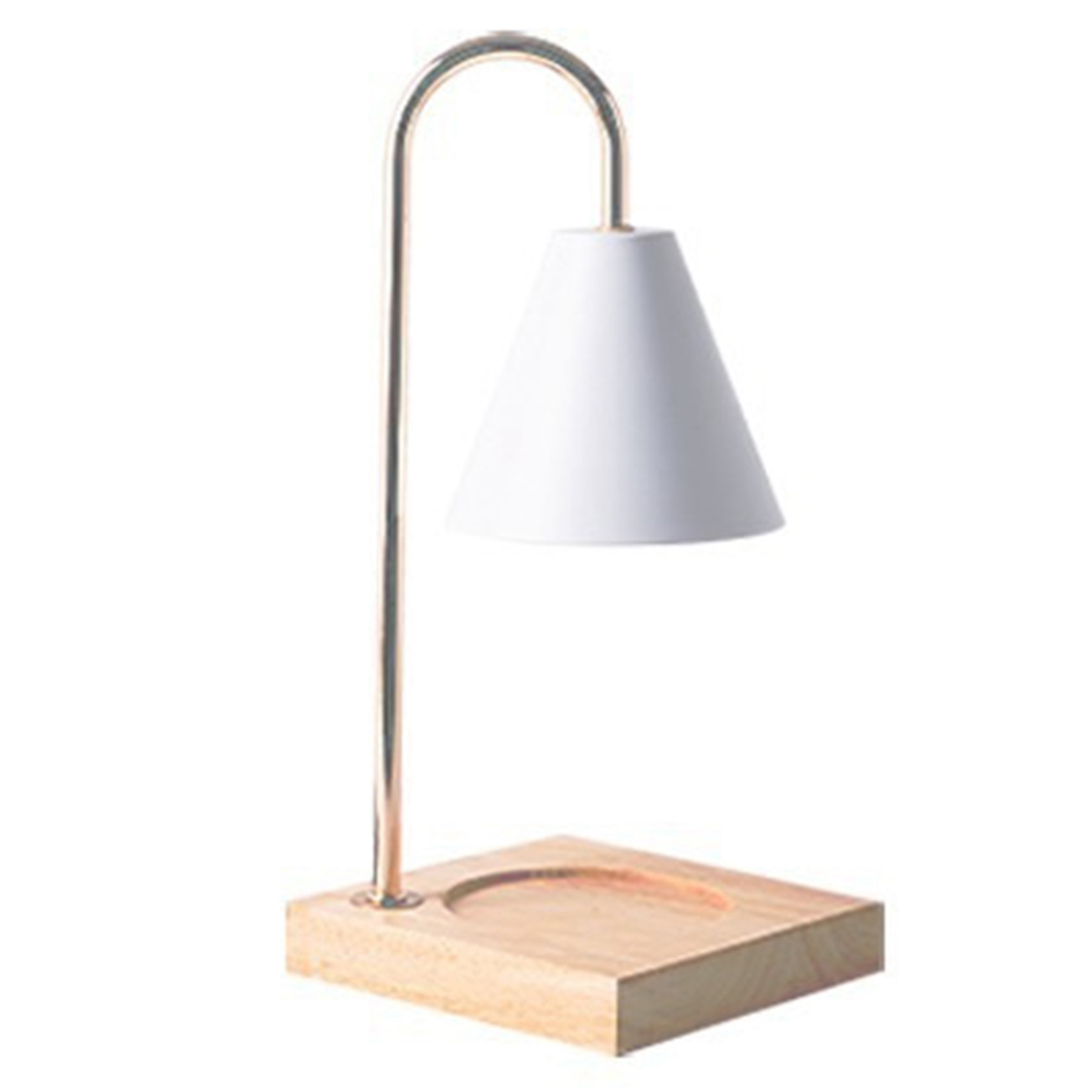 Candle Warmer Lamp Melting Wax Light White (EU Plug)