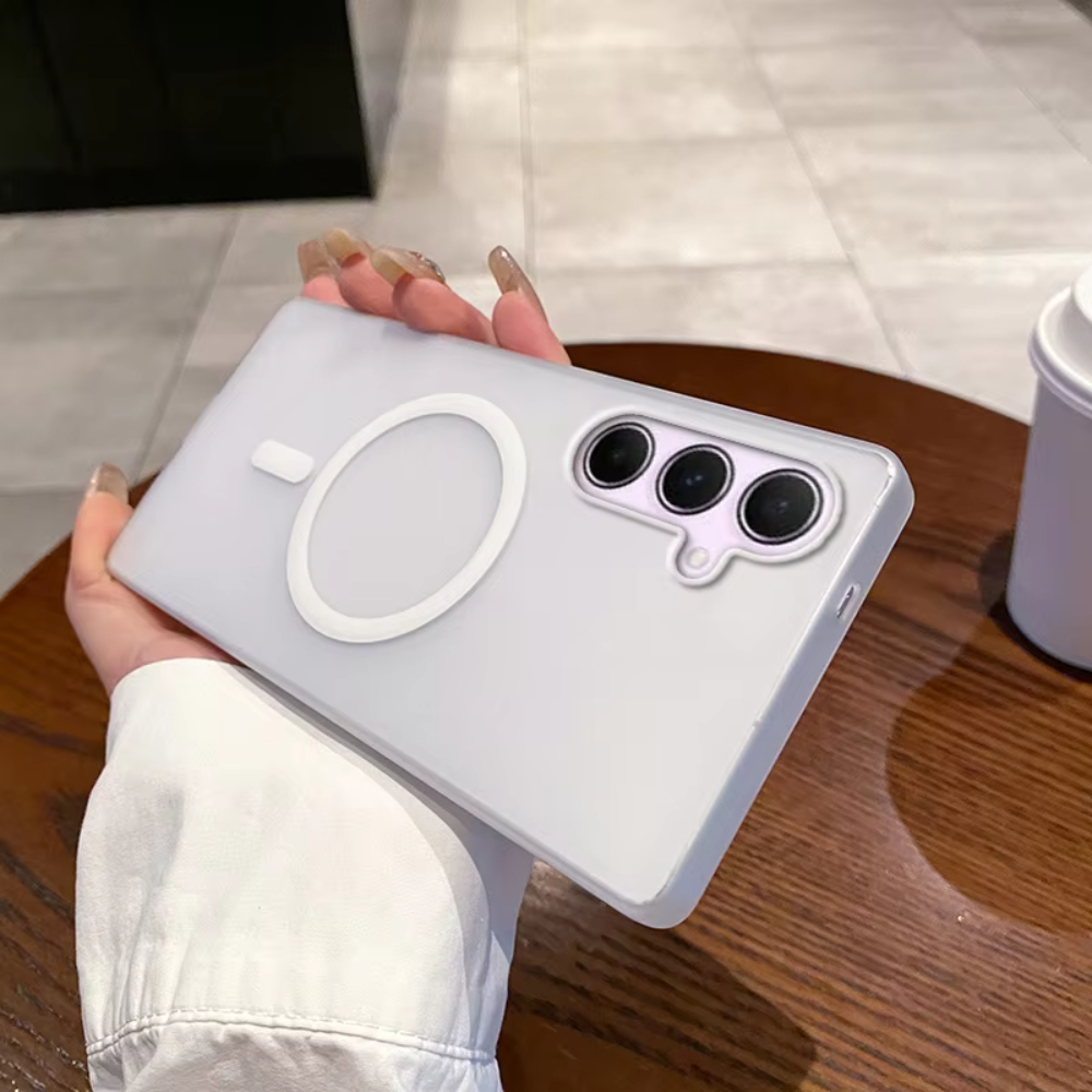 Transculent Magnetic Phone Case For Samsung Galaxy A56 A55 A16 A54 A35 A36 A26 A34 A25 A15 A14 A06 A05 For Magsafe Phone Cover