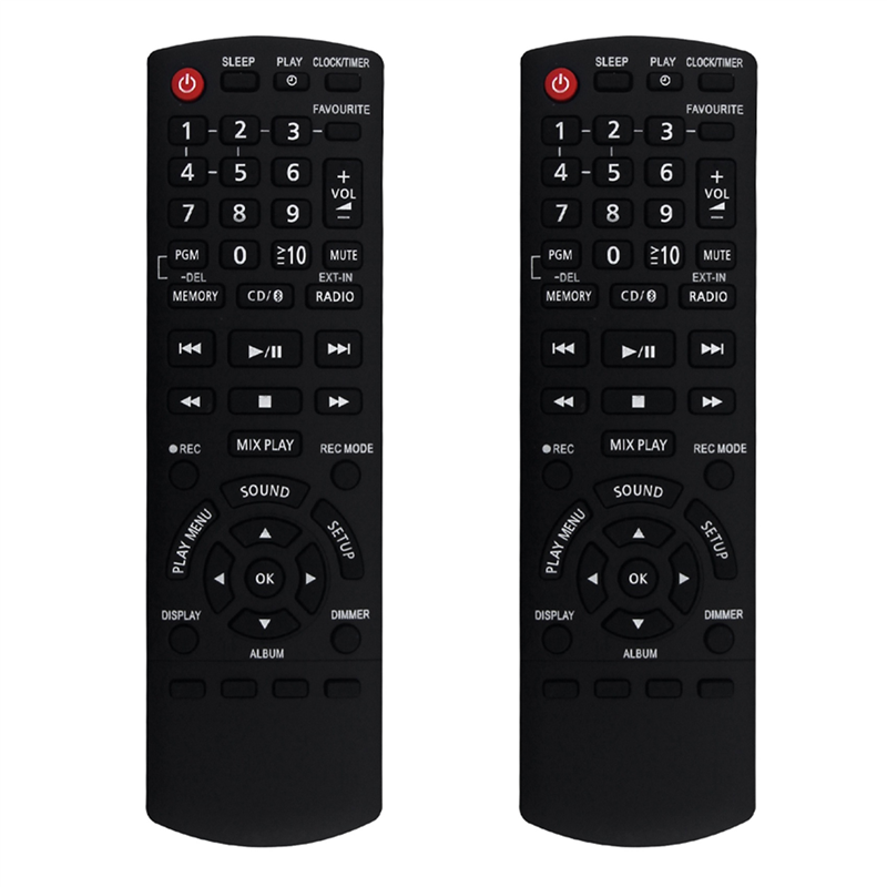 ARELENE 2X Replace N2QAYB001102 Remote Control for SC-PMX800 Watt Shelf Audio System