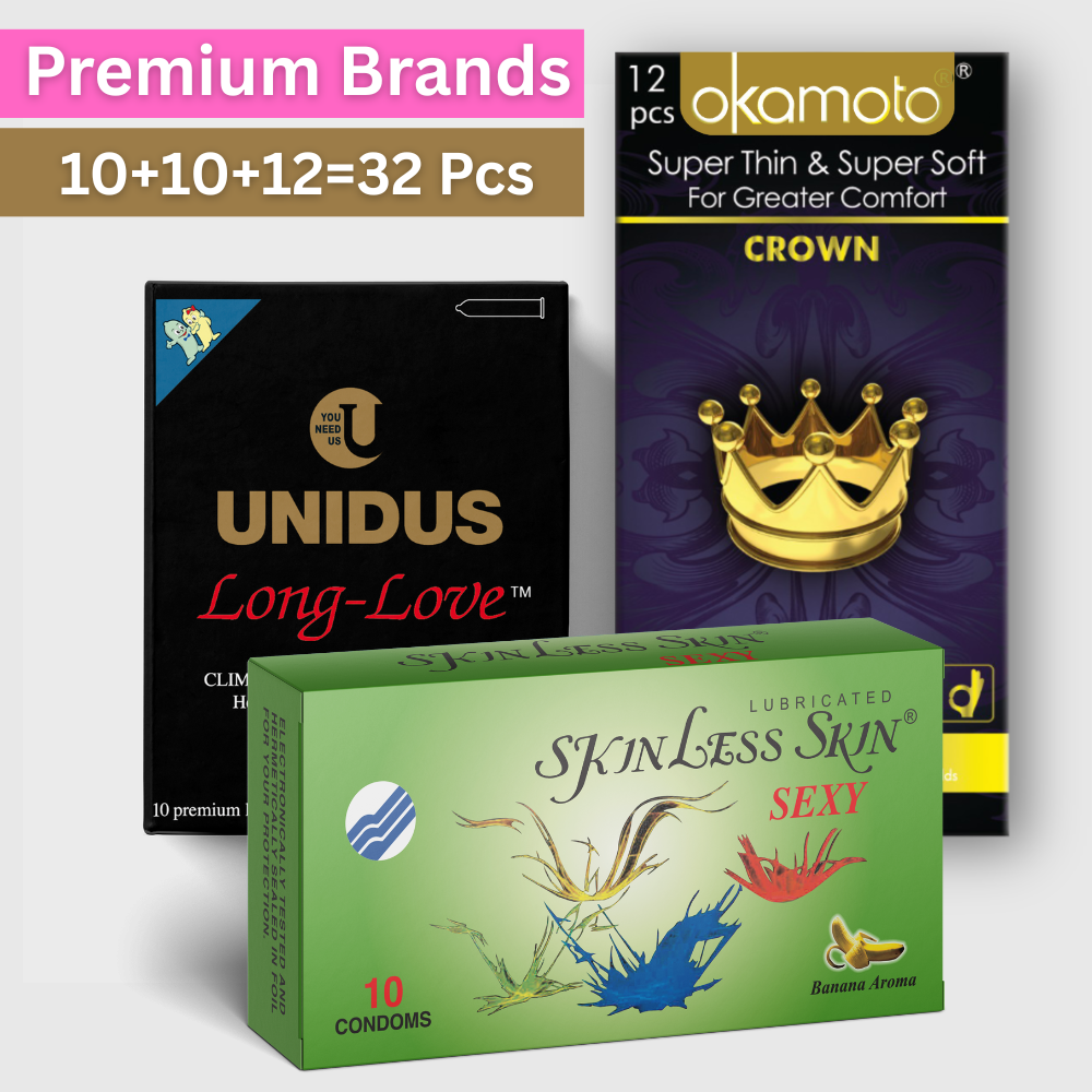 Honeymoon Condom Combo Pack (Premium Overseas only) 32 pcs