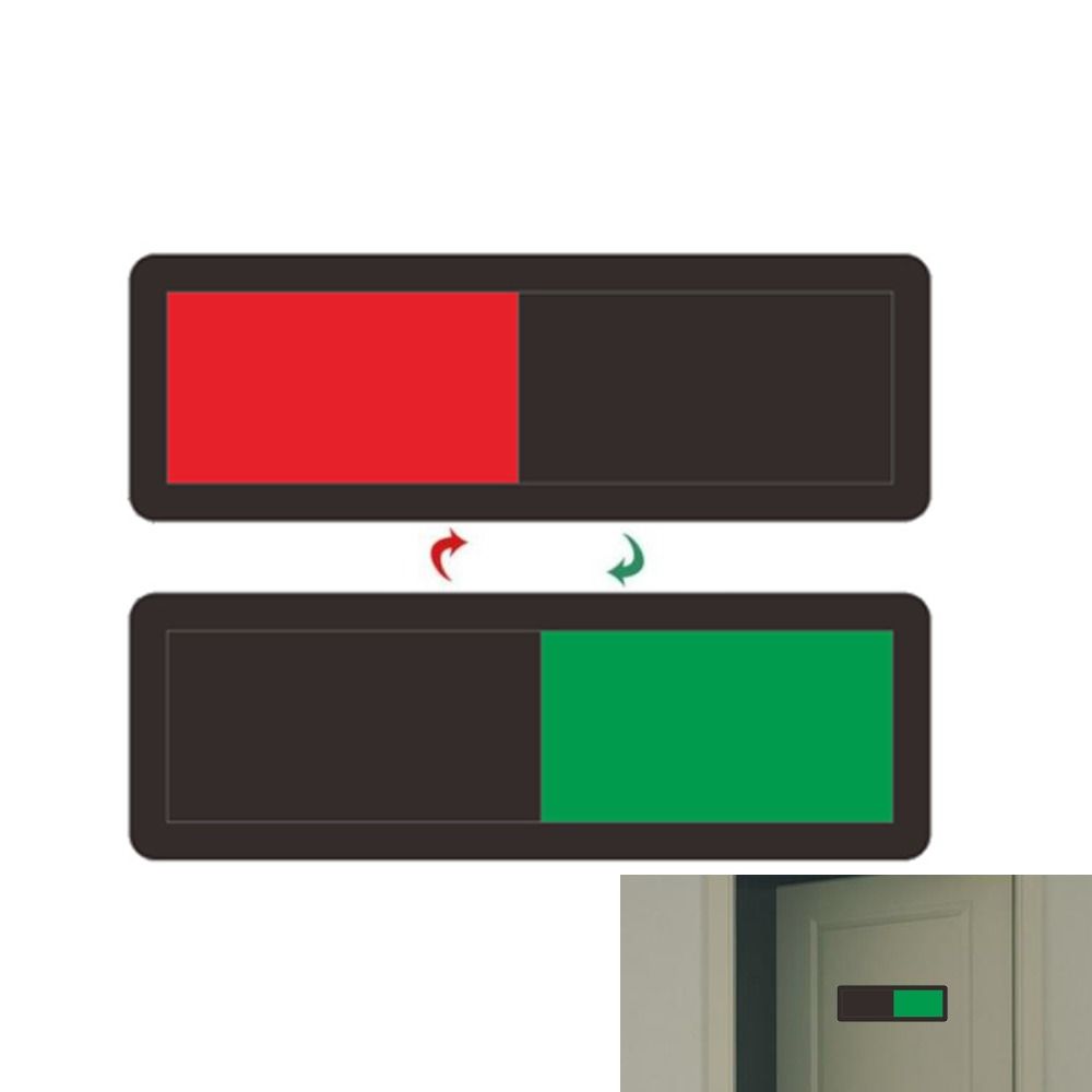 Durable Waterproof Office Door Sign Self adhesive new Hotel Bulletin Board Acrylic Door Slider Signs Hotel