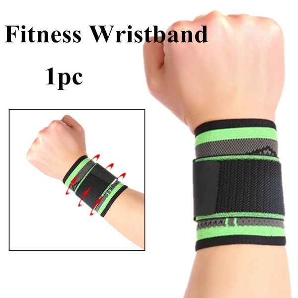 Pressurized 3D Weaving 1pc Fitness Powerlifting Wrist Support Brace Hand Wraps Wristband