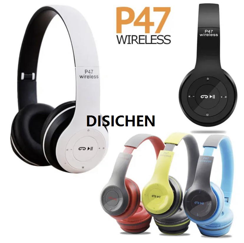 DISICHEN New P47 Foldable Wireless Blutooth Heatset Earphone Special