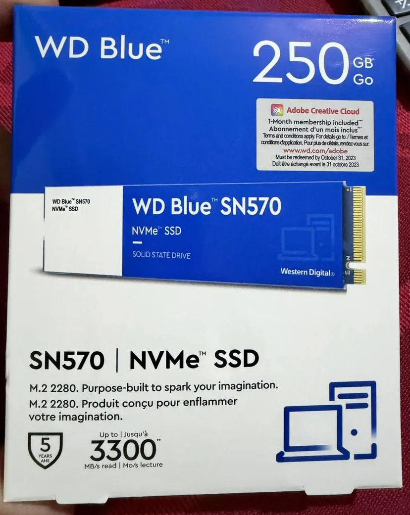 WD Blue SN570 NVMe SSD 250GB