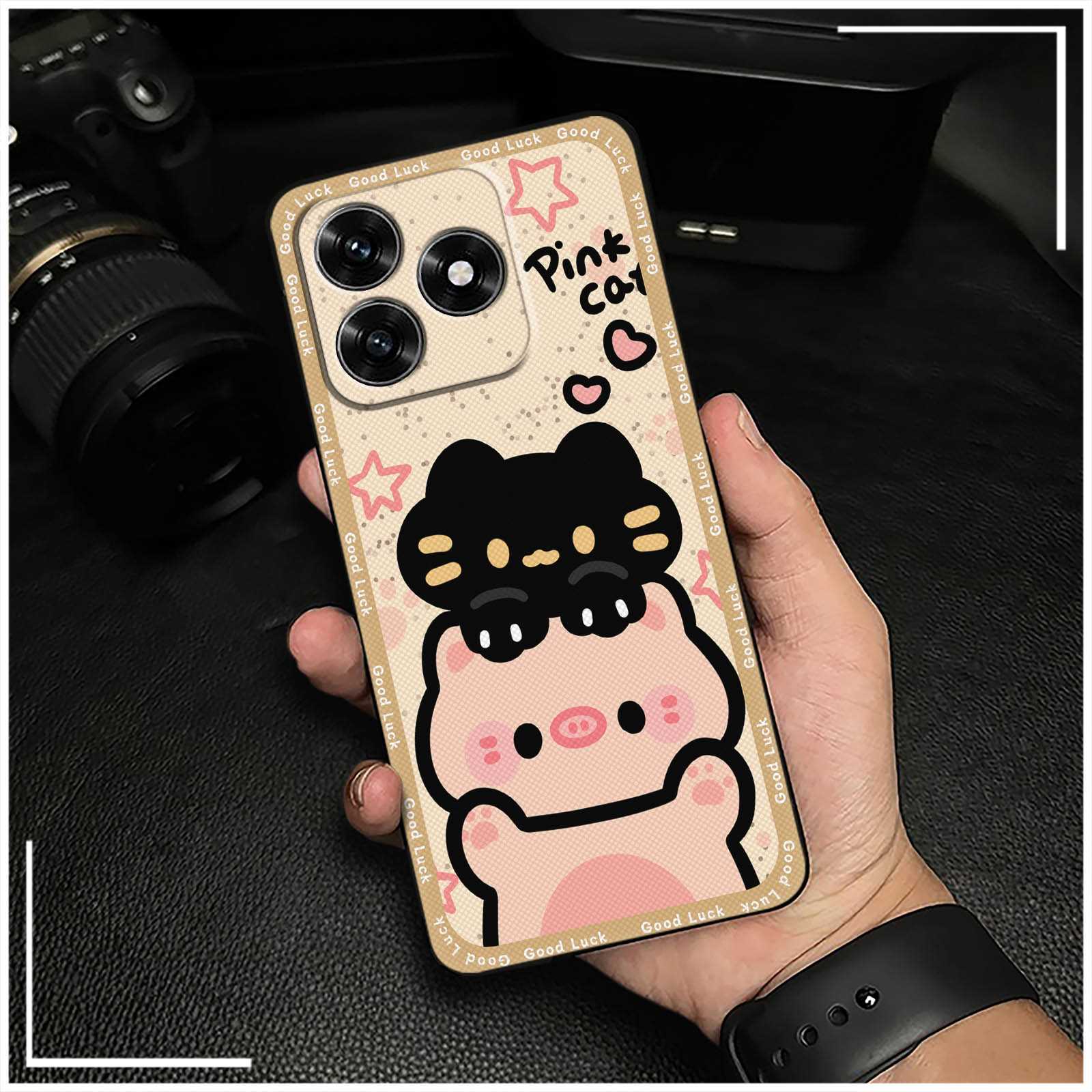 Cute Phone Pouch Phone Case For Honor X5c/X5c Plus/Play10a 4G Protective Dirt-resistant Anti-dust TPU Silicone Durable