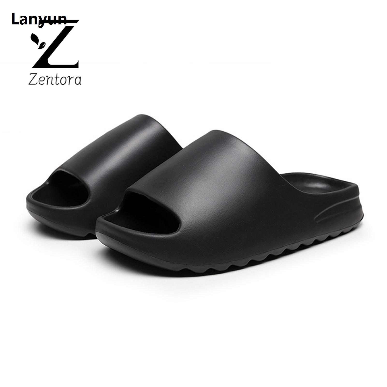 Lanyun Zentora Indoor Sandals Flat Heel Unisex 2025 New Super Light Cloud Slippers
