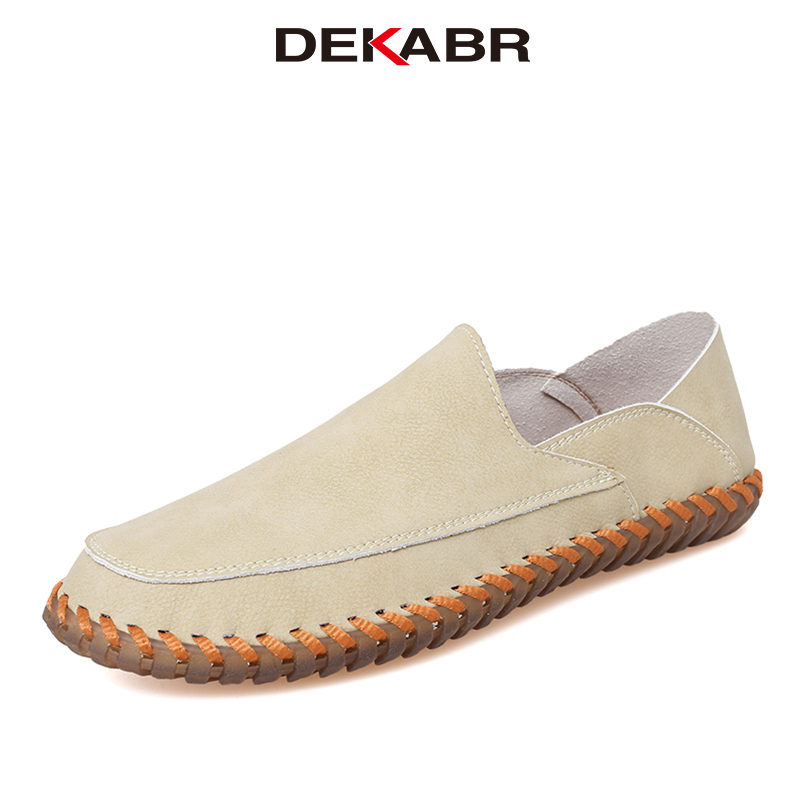 DEKABR Autumn Winter New Men's Boots Casual Handmade Comfortable Shoes Fashion Ankle Boots Size 38-46