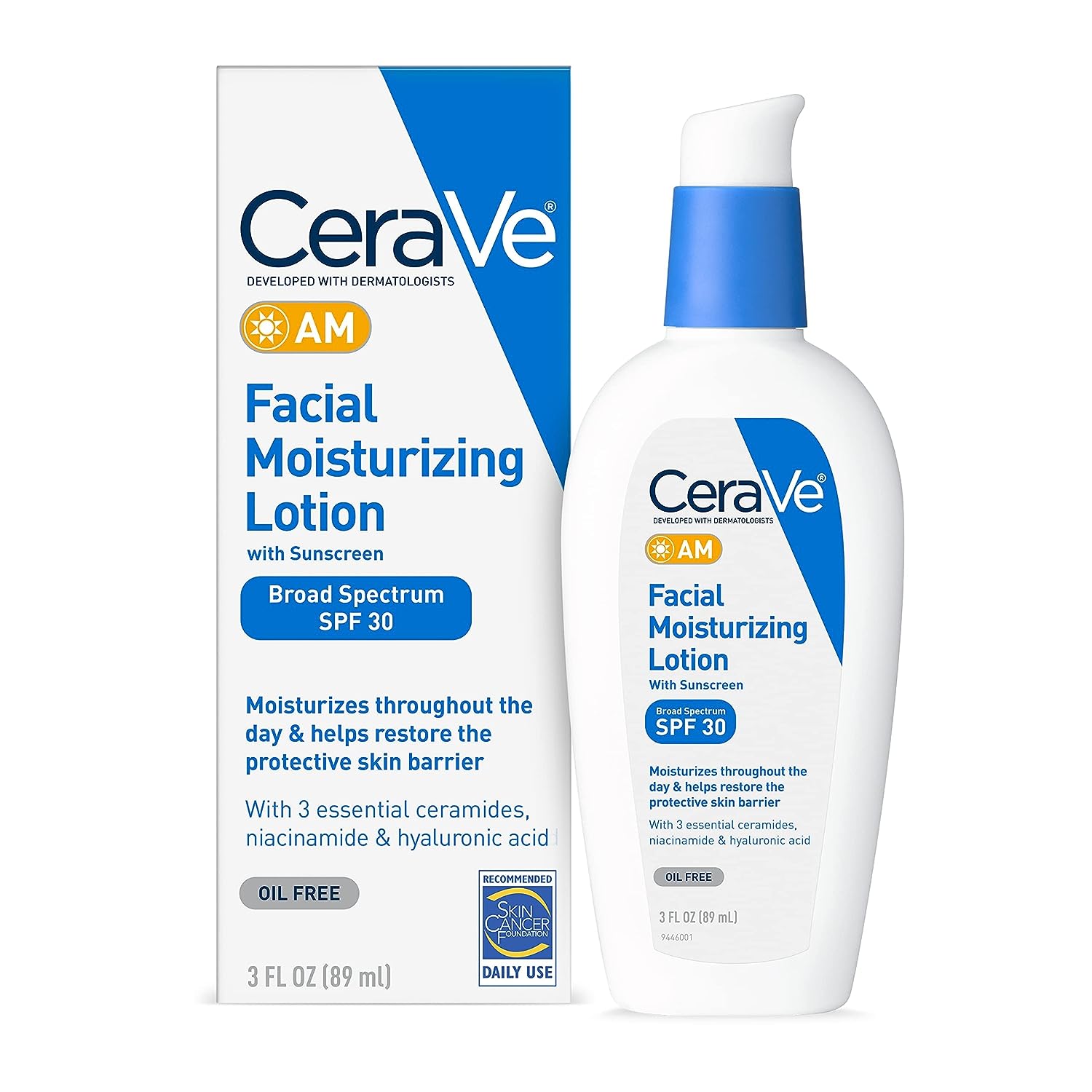 CeraVe AM Facial Moisturizing Lotion - 89ml
