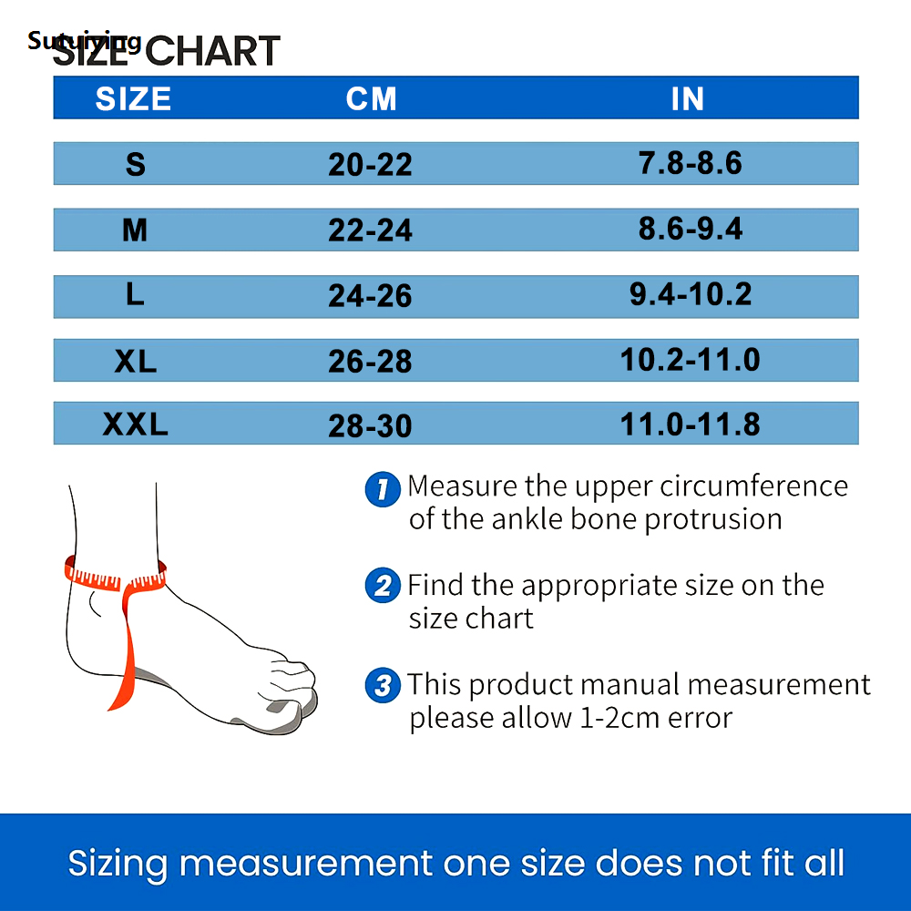Sutuiying 1PCS Ankle Brace,Adjustable Breathable Compression Ankle Support Bargain price for Men Women,Sprained Ankles,Ankle Wrap Stabilizing Ligaments