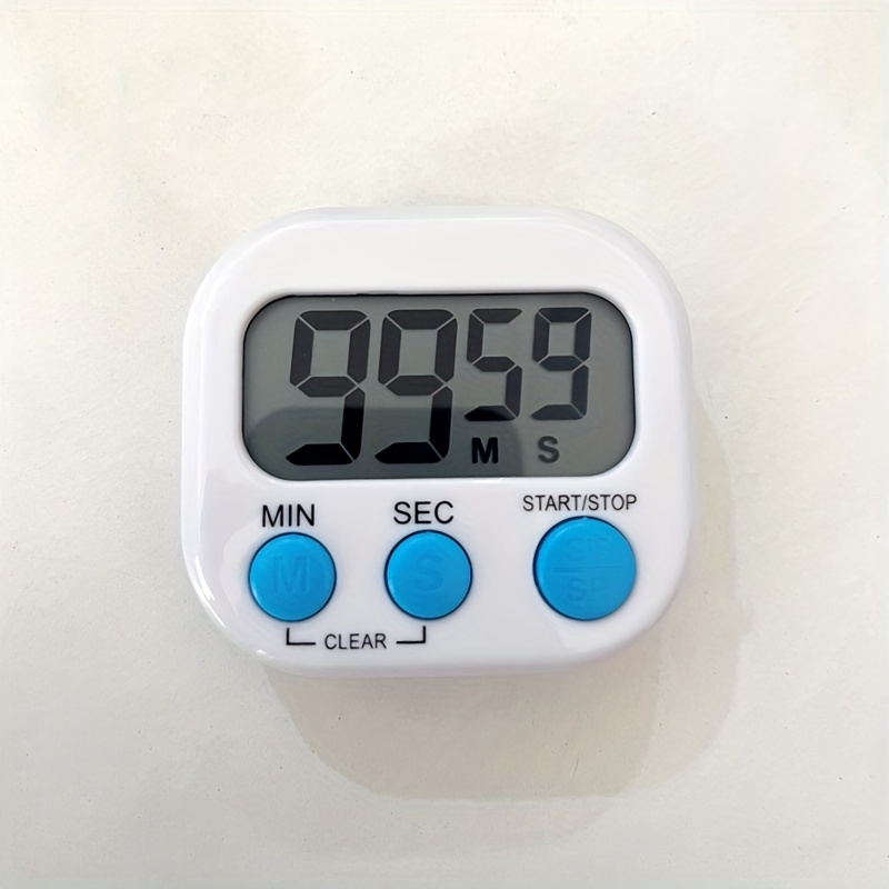Magnetic Kitchen Timer: Digital Countdown Stopwatch with LCD Display for Cooking, Baking, and Sports