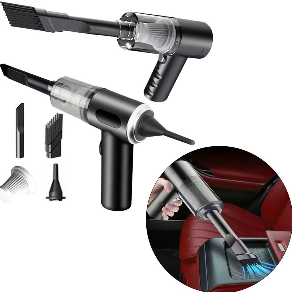 Durable Portable Wireless Car Vacuum Cleaner Dual Use 120W High Power Handheld Auto Vacuum Strong Suction Dust Remover Car Cleaning Tool