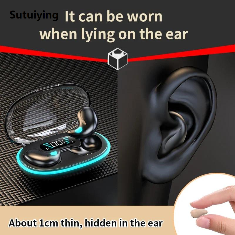 Sutuiying X55 Bluetooth Wireless Headphones Earbuds Ear Hooks Bluetooth High Quality Earphones Bass Noise Reduction Earbuds HiFi Stereo Headsets