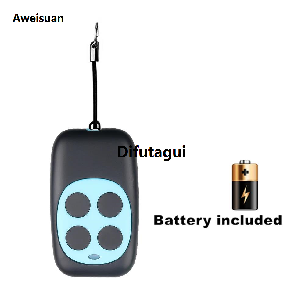 Difutagui Universal remote control 433Mhz garage door copying clone RF transmitter New style wireless remote control 433.92Mhz for door copying